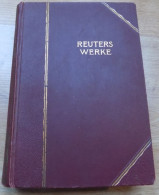 Fritz Reuter Band 11-12, 1932, 532 Seiten, Deutsches Verlagshaus Bong & Co./Berlin-Leipzig-Wien-Stuttgart, II - Duitse Auteurs