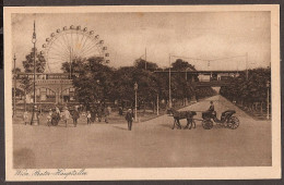 Wien Prater Hauptallee Mit Riesenrad Und Pferdekutsche - Animiert - Prater