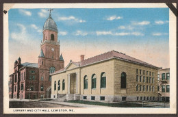 Library And City Hall - Lewiston, ME. - Lewiston