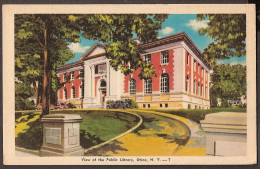 New York, Utica, View Of The Public Library - Utica