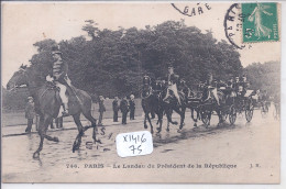 PARIS- LE LANDAU DU PRESIDENT DE LA REPUBLIQUE - Other & Unclassified