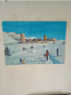 CARTOLINE: SESTRIERE Mt. 2035 - PANORAMA (MOVIMENTATA) - VIAGGIATA - F/G - COLORI - LEGGI - Rivoli