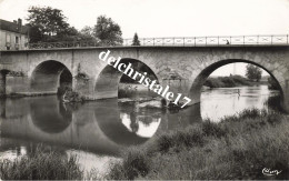 CPA 89 0052 CHENY - Le Pont - Carte Photo Animée à Bords Dentelés - écrite Et Circulée - Cheny