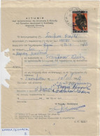 Greece 1972, Pmk ΝΑΟΥΣΑ ΕΠΙΤΑΓΑΙ On Post Form Of Money Order For Special Use. FINE. - Storia Postale