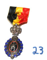 C23 Décoration Du Travail De 2 ème Classe - Médaille  - Militaria - Décoration - Belgien