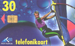 Estonia:Used Phonecard, Eesti Telefon, 30 EEK, Windsurfar, Chip B, 1997 - Estland