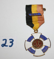 C23 Médaille Belge DeNotre Dame De Lourdes- 1937  - Militaria - Décoration - Bélgica
