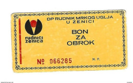 *bosnia Zenica Foodbon Coal Mine Ref 33 - Bosnie-Herzegovine