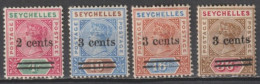 SEYCHELLES - 1901 - YVERT N°29/32 * MH - COTE 2020 = 12 EUR - Seychelles (...-1976)