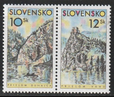 SLOVAQUIE - N°312/3 ** (1999) Paysages - Unused Stamps