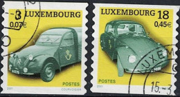 Luxemburg - Alte Dienstautos Der Post (MiNr: 1537/8) 2001 - Gest Used Obl - Usados