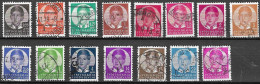 JUGOSLAVIA - 1935 - RE PIETRO II - SERIE 15 VALORI  - USATA ( YVERT 277\8) - MICHEL 300\14) - Used Stamps
