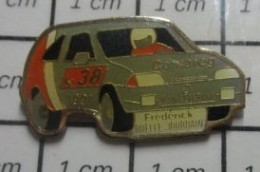 1418B Pin's Pins / Beau Et Rare / AUTOMOBILES / VOITURE RALLYE COMAREG N°38 FREDERICK Et Cie - Rally