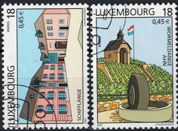 Luxemburg - Sehenswürdigkeiten (MiNr: 1524/5) 2001 - Gest Used Obl - Gebraucht