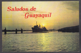 127627/ GUAYAQUIL, Un Bello Atardecer En La Riveras Del Estero Salado - Ecuador