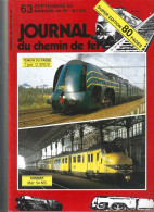 1992-63.  JOURNAL DU CHEMIN DE FER. Couverture: Type 12 SNCB. - Treni