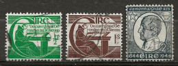 IRLANDE: Obl., N° YT 99 à 101, TB - Used Stamps