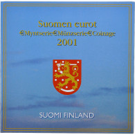 Finlande, 1 Cent To 2 Euro, Euro Set, 2001, Mint Of Finland, BU, FDC - Finlandía