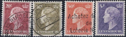 Luxemburg -Großherzogin Charlotte (MiNr: 586/9) 1947 - Gest Used Obl - Oblitérés