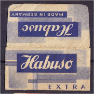 "HABUSO EXTRA" Razor Blade Old Vintage WRAPPER (see Sales Conditions) - Scheermesjes