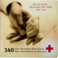 Belgique, 1 Cent To 2 Euro, Croix Rouge, 2004, Bruxelles, BU, FDC - Belgien