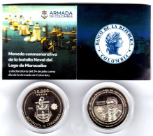 Colombia 10000 Pesos Commemorative 1823-2023 Km 305 Proof Sc Unc - Kolumbien