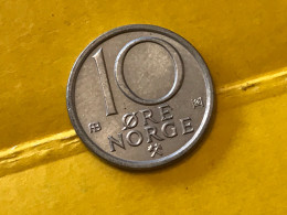 Münze Münzen Umlaufmünze Norwegen 10 Öre 1976 - Noruega