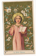 Image Pieuse Ancienne Jésus Enfant Le Divin Docteur - Andachtsbilder