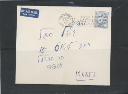 AUSTRALIE -N°257 /LSC PAR AVION  POUR ISRAEL -CàD - CAMBERWELL 4 -SEP -1961 - Storia Postale