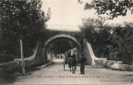 07 Ardèche Très Beau Plan LE TEIL Routes De FRAYOLS Et Viaduc De La Ligne De Vals - Le Teil