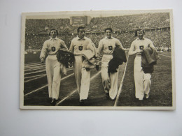 OLYMPIADE 1936 - BERLIN , SonderkarteDamen Staffellauf , Mit Sonderstempel - Verano 1936: Berlin