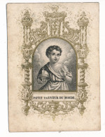 Image Pieuse Ancienne XIXe Jésus Petit Sauveur Du Monde - Andachtsbilder