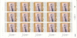 ISRAEL 1999 JOINT ISSUE WITH BELGIUM J. ENSOR 15 STAMP ISRAEL SHEET MNH - Briefe U. Dokumente