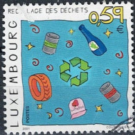 Luxemburg - Cartoon Abfallrecycling (MiNr: 1551) 2001 - Gest Used Obl - Usati