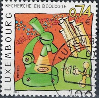 Luxemburg - Cartoon Bioforschung (MiNr: 1552) 2001 - Gest Used Obl - Usati