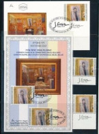 ISRAEL 1999 JOINT ISSUE WITH BELGIUM S/LEAF + FDC + STAMPS MNH - Cartas & Documentos