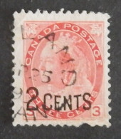 CANADA YT 77  OBLITÉRÉ "REINE VICTORIA" ANNÉE 1899 - Used Stamps