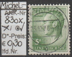 1971 - LUXEMBURG - FM/DM  "Großherzog Jean" 5 Fr Dkl'grün  - O Gestempelt - S.Scan (Lux 830xo) - Gebruikt