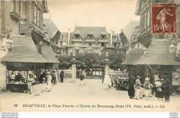 DEAUVILLE LA PLAGE FLEURIE ENTREE DU NORMANDY HOTEL - Deauville