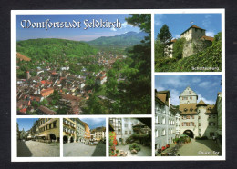 Autriche -Montfortstadt FELDKIRCH Im Rheintal Schattenburg Vorarlberg - Churer Tor -multi Vues -vue Aérienne De La Ville - Feldkirch