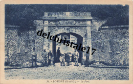 CPA 95 0031 DOMONT - Le Fort - Animée Soldats Villageois Et Enfants - écrite Et Circulée - Domont