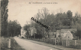 CPA 95 0024 VALMONDOIS - LA ROUTE DE LA GARE - ÉCRITE ET CIRCULÉE - Valmondois