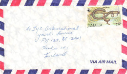 JAMAICA - AIRMAIL - FINLAND - WWF - SNAKE /4490 - Jamaique (1962-...)