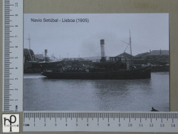 PORTUGAL  - NAVIO SETÚBAL - LISBOA - 2 SCANS  - (Nº57952) - Ferries