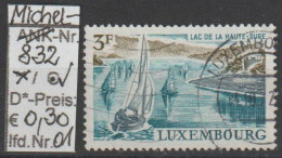 1971 - LUXEMBURG - SM  "Landschaften.. - Stausee Ober-Sauer" 3 Fr Mehrf.  - O Gestempelt - S.Scan (Lux 832o 01-02) - Used Stamps