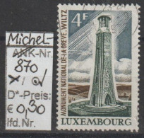 1973 - LUXEMBURG - SM "Nationales Streikdenkmal, Wiltz" 4 Fr Mehrf.  - O Gestempelt - S.Scan (Lux 870o) - Gebraucht