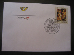 Österreich- Christkindl 6.1.2024, Sonderumschlag Mit Marke "Anbetung Der Könige" - Lettres & Documents