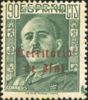 721815 MNH IFNI 1948 MOTIVOS VARIOS. SELLOS DE ESPAÑA DE 1938-1949 SOBREIMPRESOS - Ifni