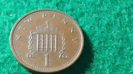 İNGİLTERE - 1971-   1 PENCE        ELİZABETH - 20 Pence