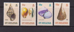 SAINT HELENA    1981    Sea  Shells    Set  Of  4       MH - Saint Helena Island